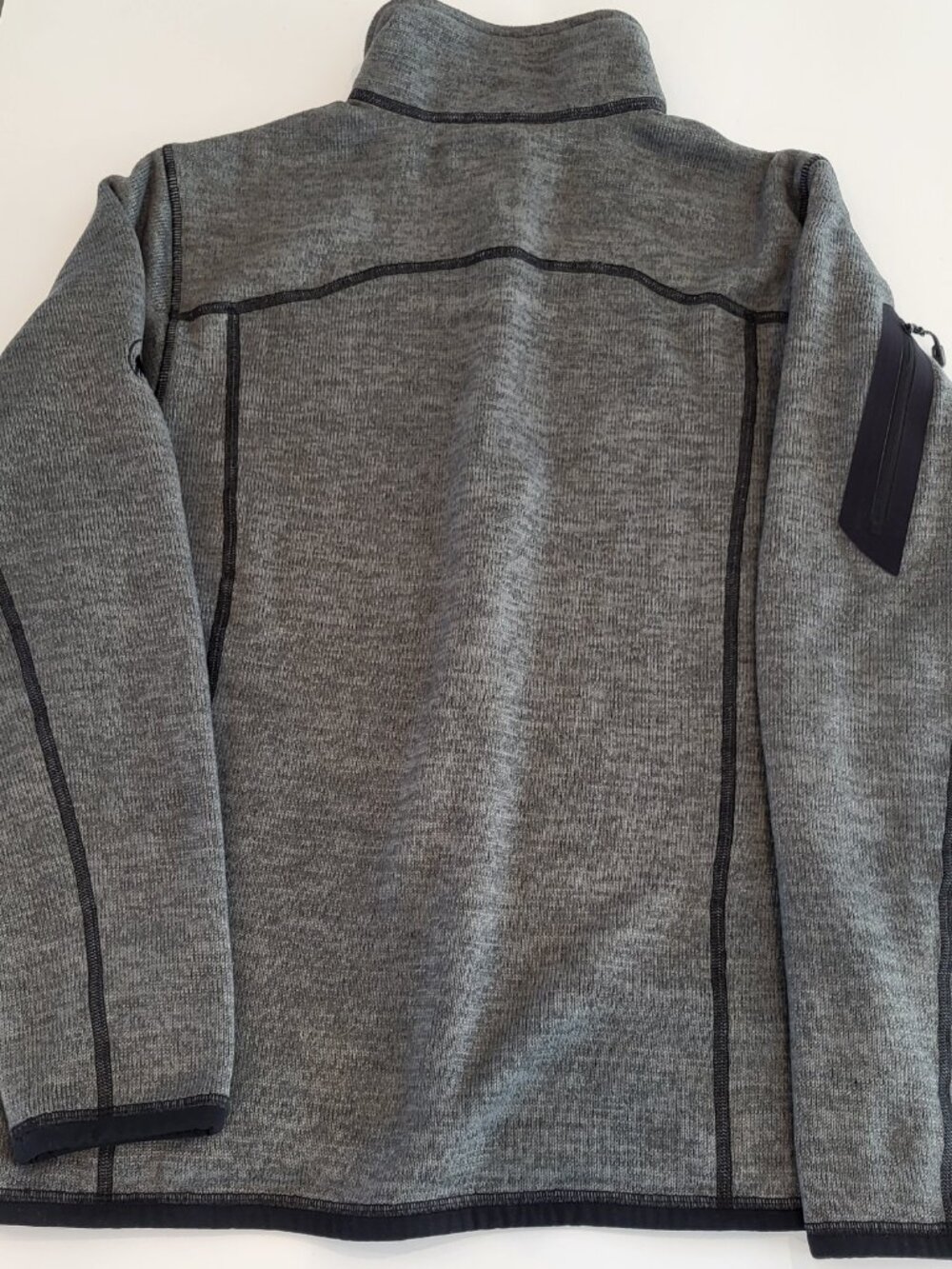 Mammut Men's Gray Quarter Zip Fleece Pullover Size M - Picture 10 of 11